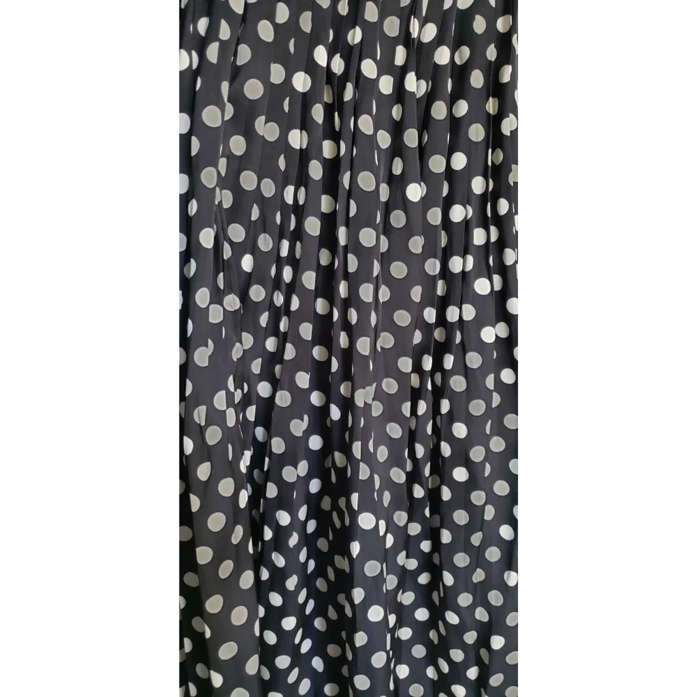 30. J.Crew Featherweight satin mini skirt in dot